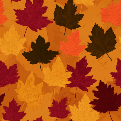 Autumn Glow Leaves Throw Pillow - Cozy Home Decor Accent