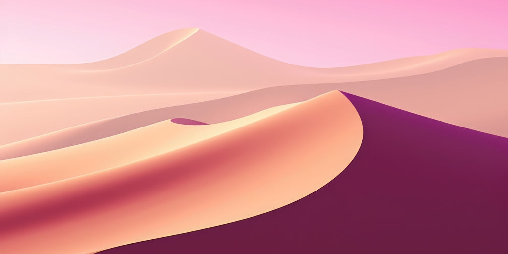 Calm dunes - Desk mat - Print on demand