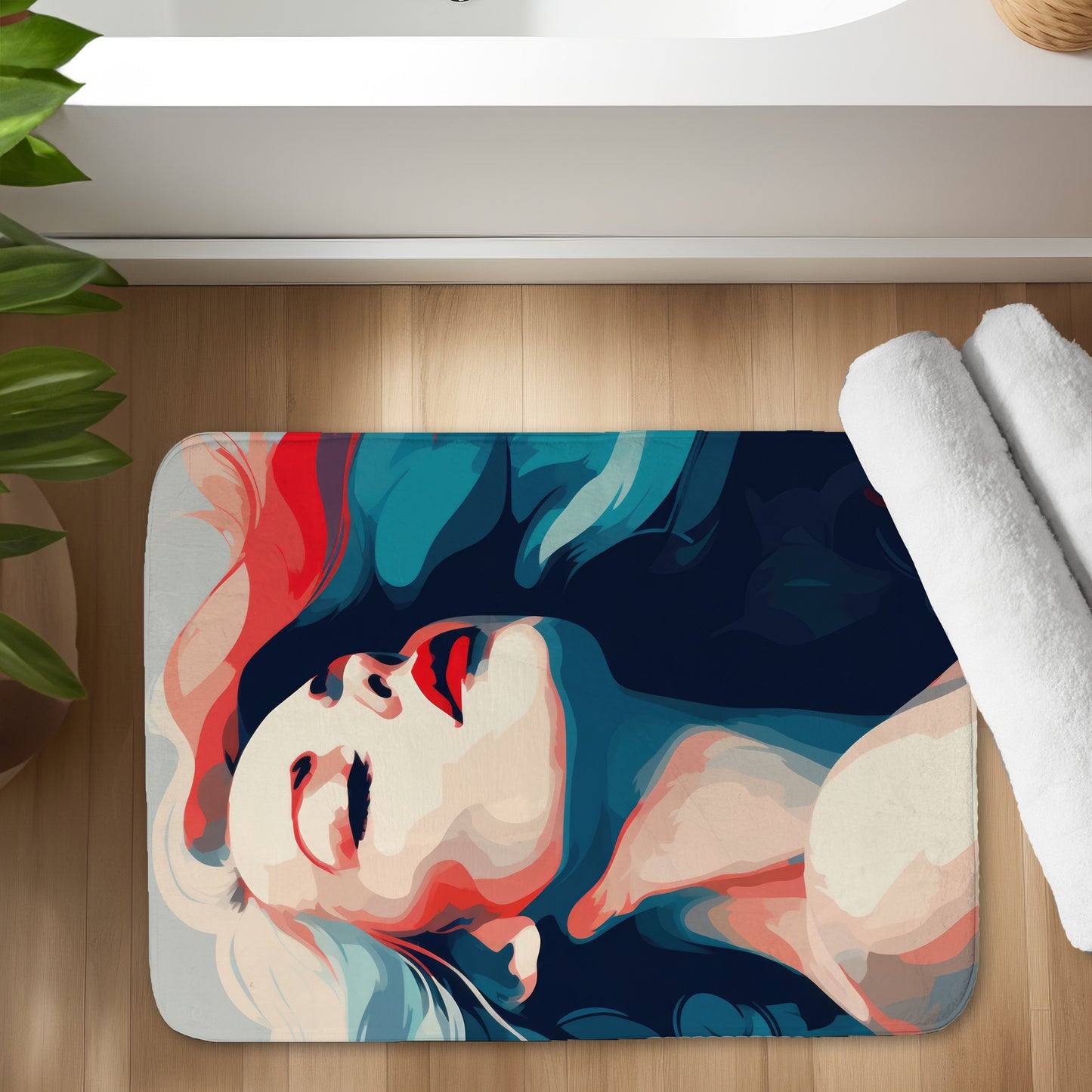 Beauty at its purest - 17"x24" Bath mat