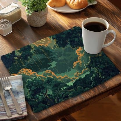Drops Braided Polyester Placemat - Stylish Home Decor Accent