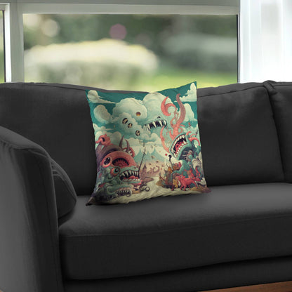 Unimaginable Red Poly Twill Throw Pillow Insert for Home Decor