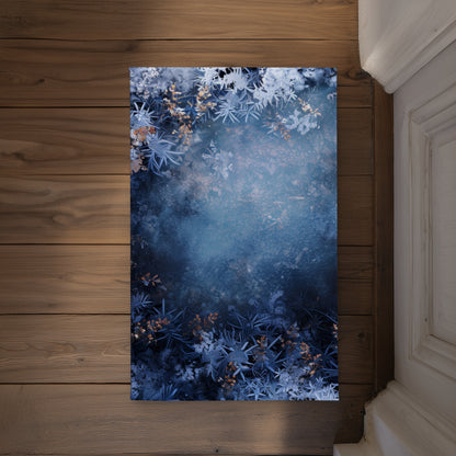 Frozen Blue Indoor/Outdoor Door Mat - Stylish Home Decor