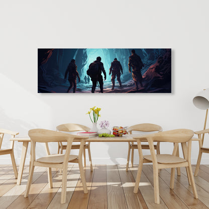 Secret Society - White Canvas for Elegant Home Decor