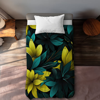 Potent Turquoise Duvet Cover | Stylish Home Decor Accent