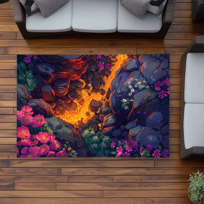 Tapis d'extérieur Hot River | Accent de décoration élégant