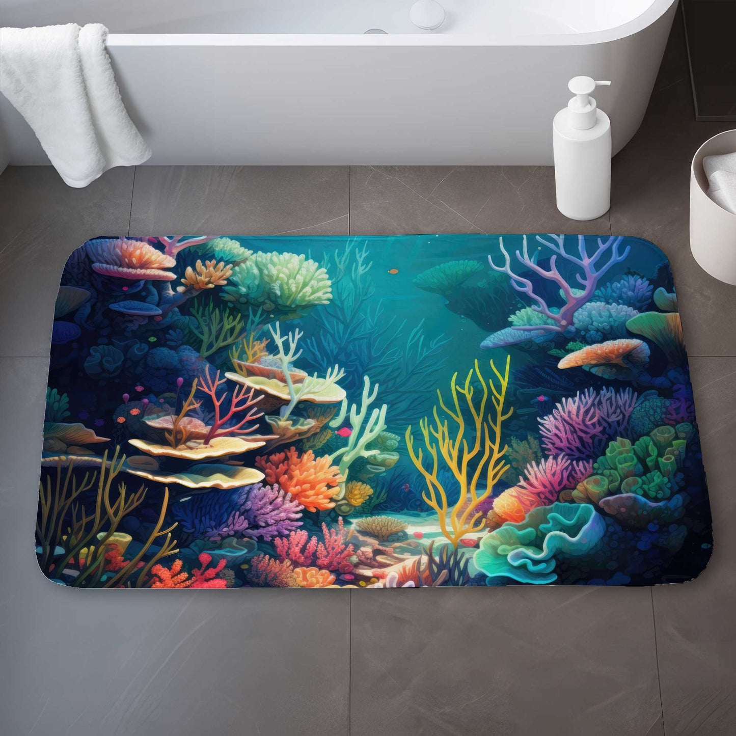 Filled with Life Bath Mat | Stylish Home Decor Rug