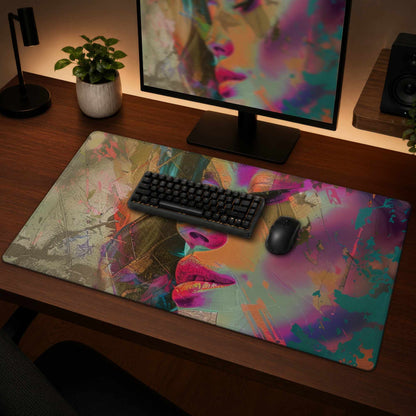 Grunge Look Gray Gaming Mat for Home Decor | Stylish Design