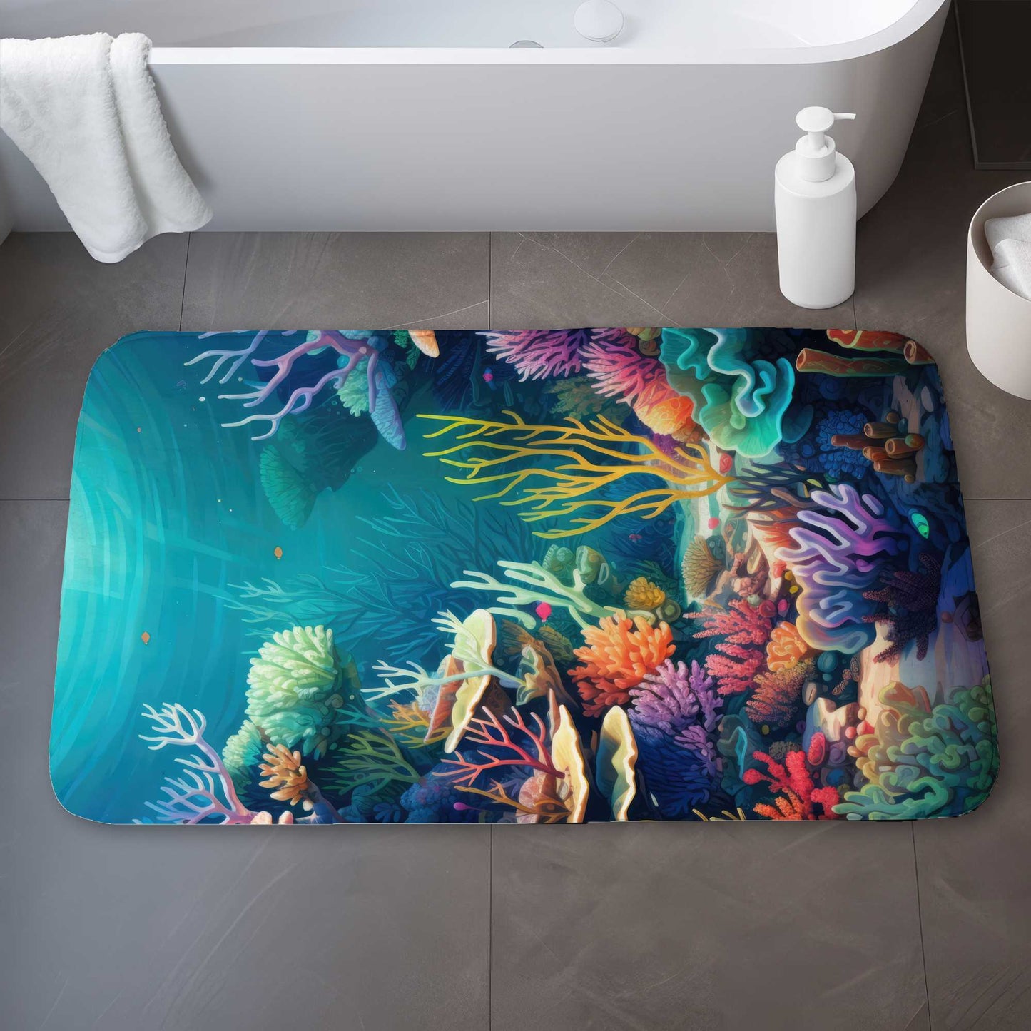 Filled with Life Bath Mat | Stylish Home Decor Rug