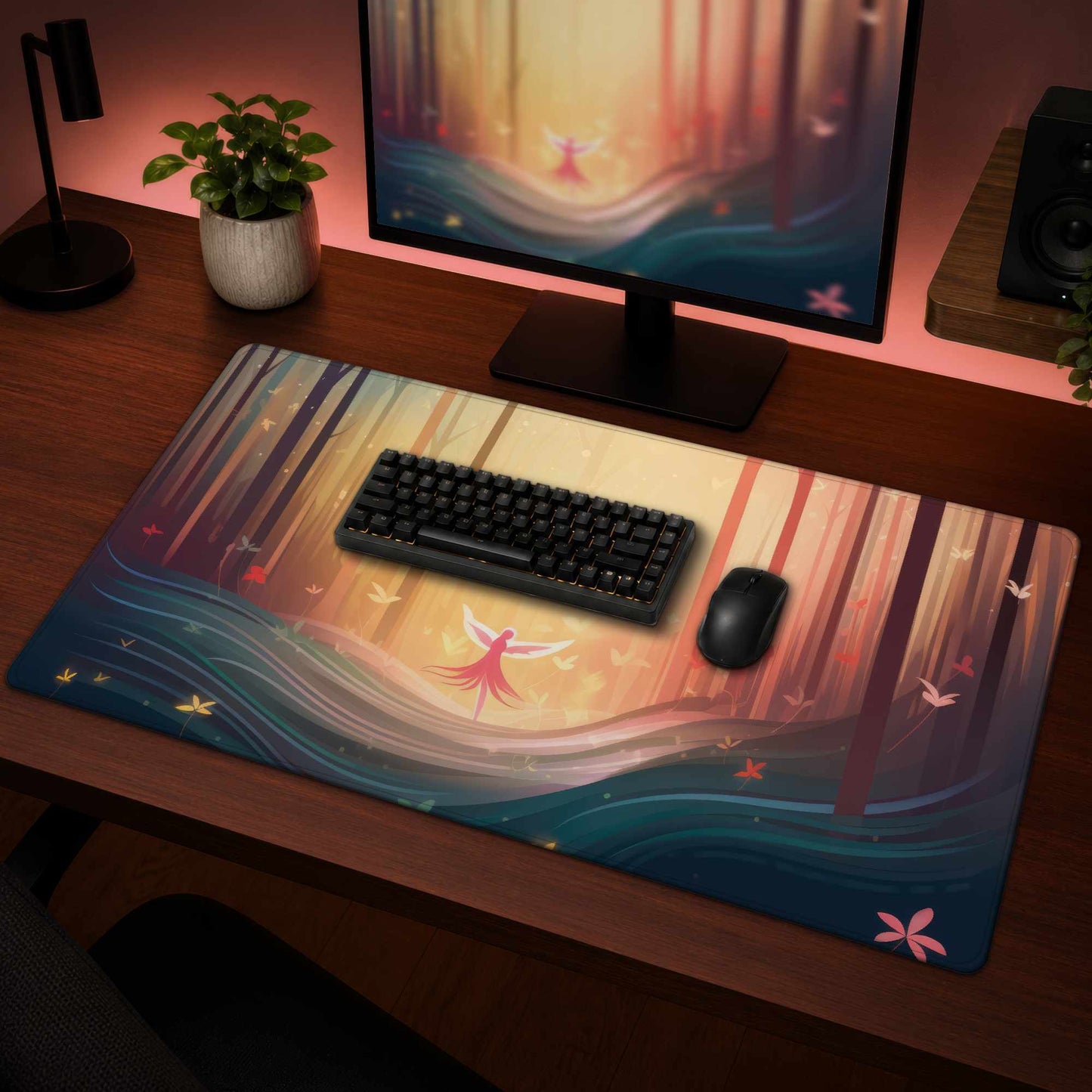 Enchanted Desk Mat - Stylish Home Decor Surface Protector