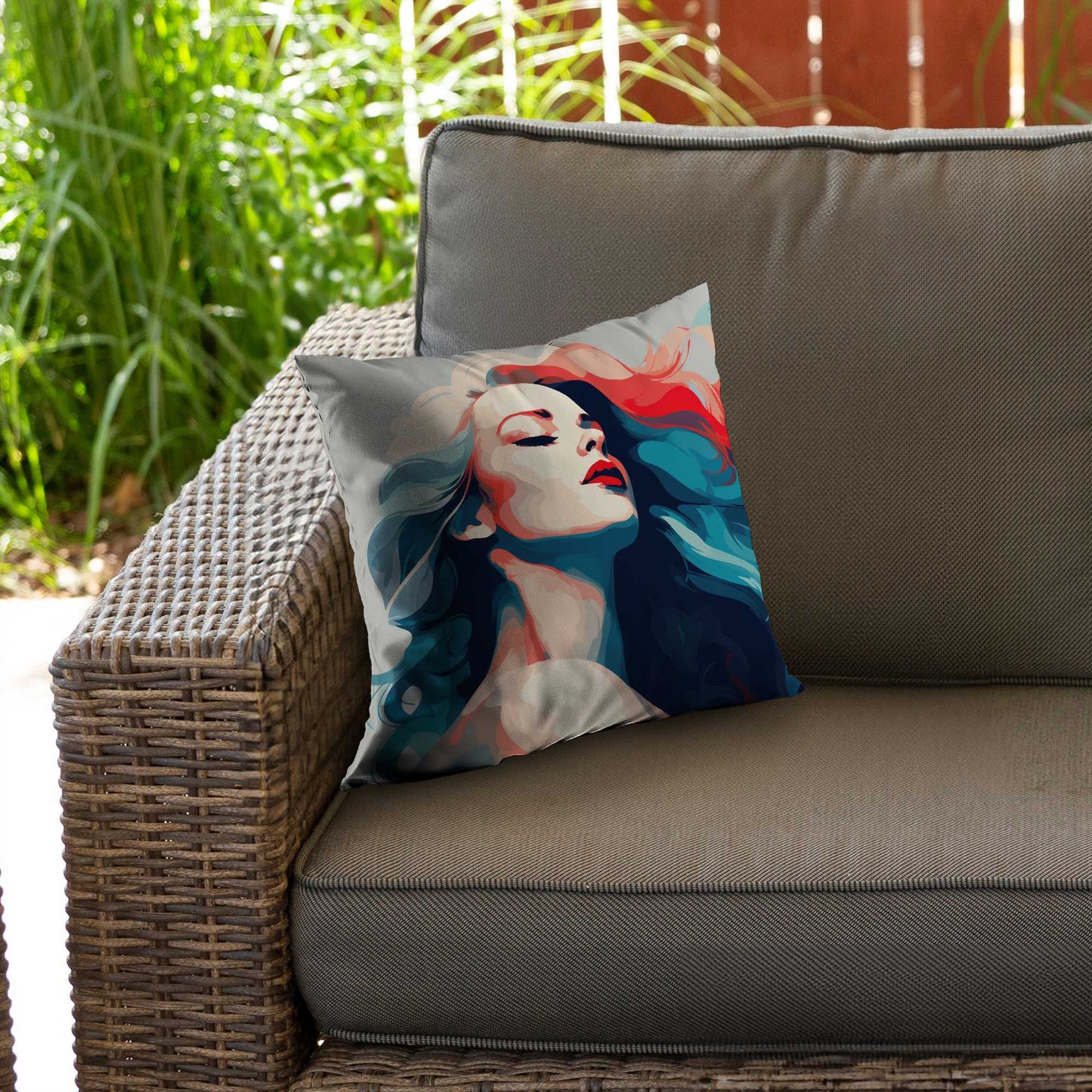 La beauté à l'état pur Coussin décoratif en sergé de polyester | Décoration intérieure