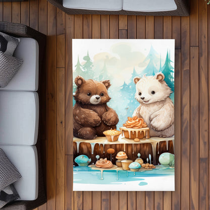 The dessert Brown Outdoor Area Rug | Stylish Home Decor