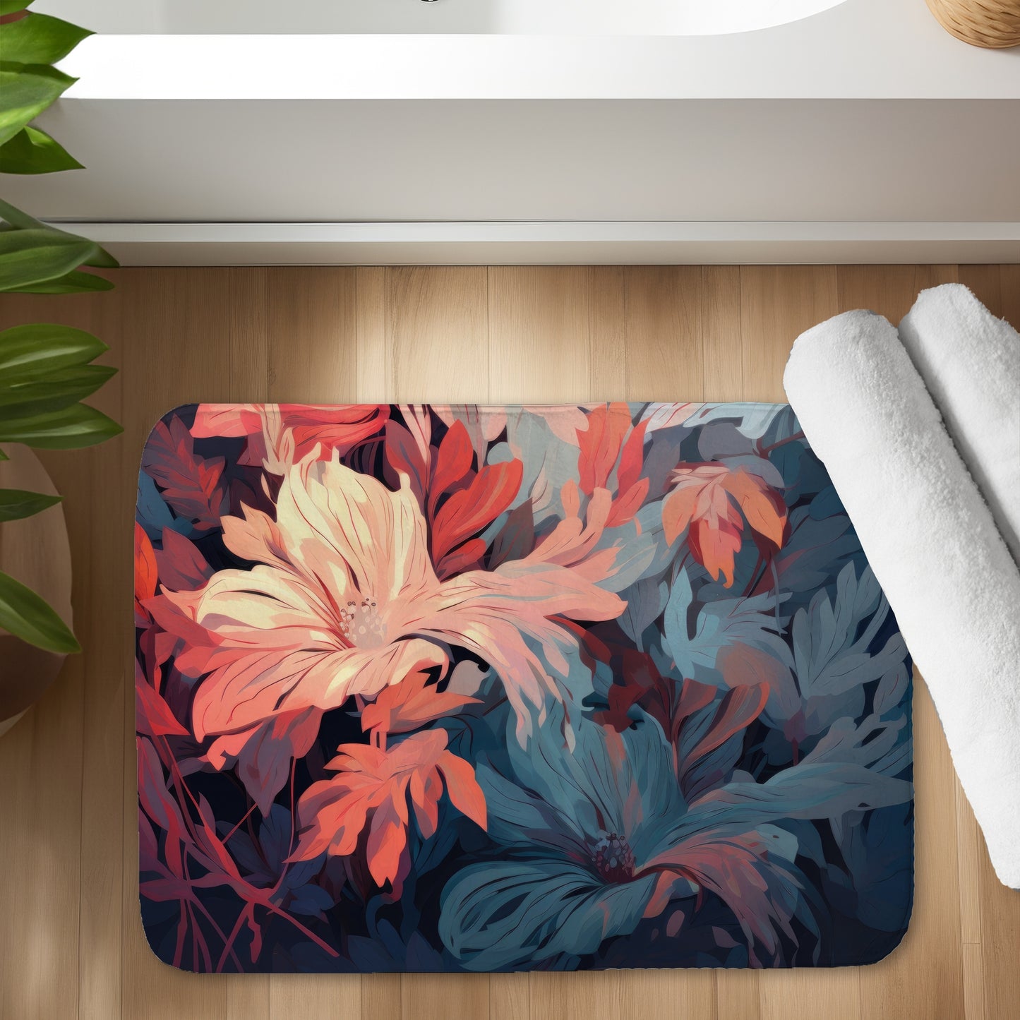 Silent charm - 17"x24" Bath mat