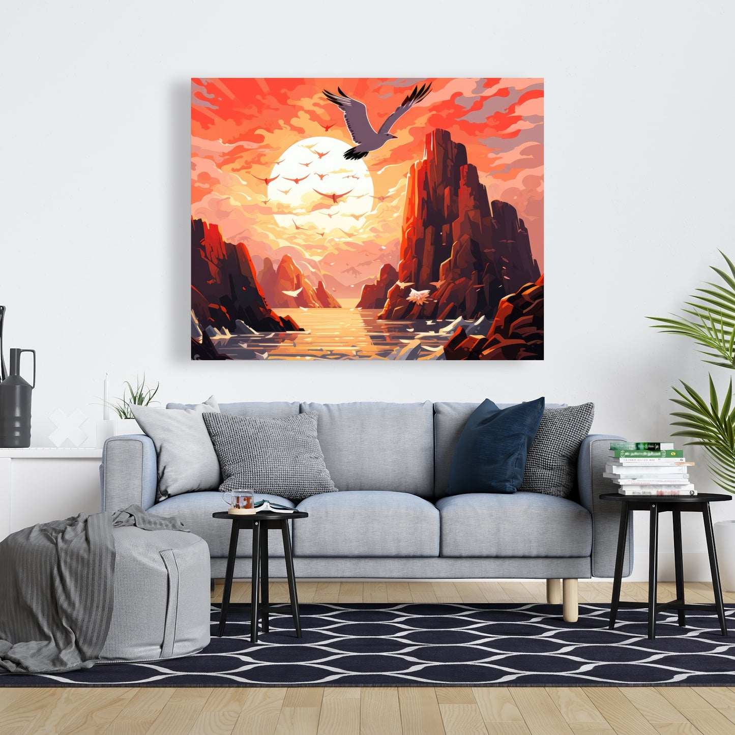 Isles of omen - 32"x32" Canvas