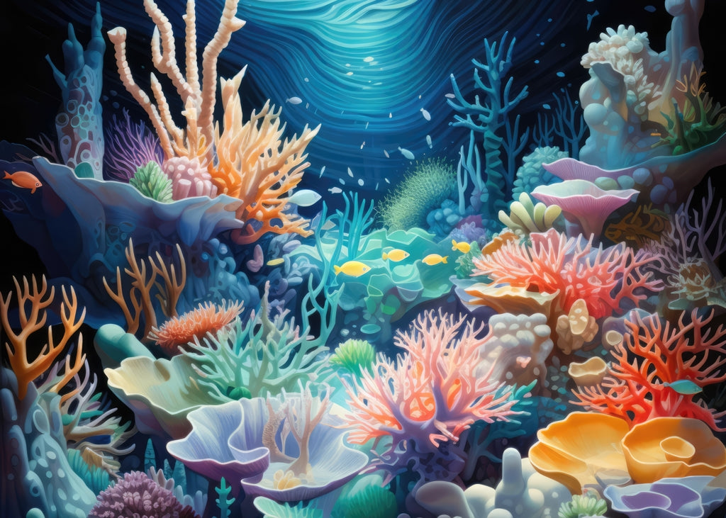 The Reef Turquoise Indoor Outdoor Door Mat - Home Decor