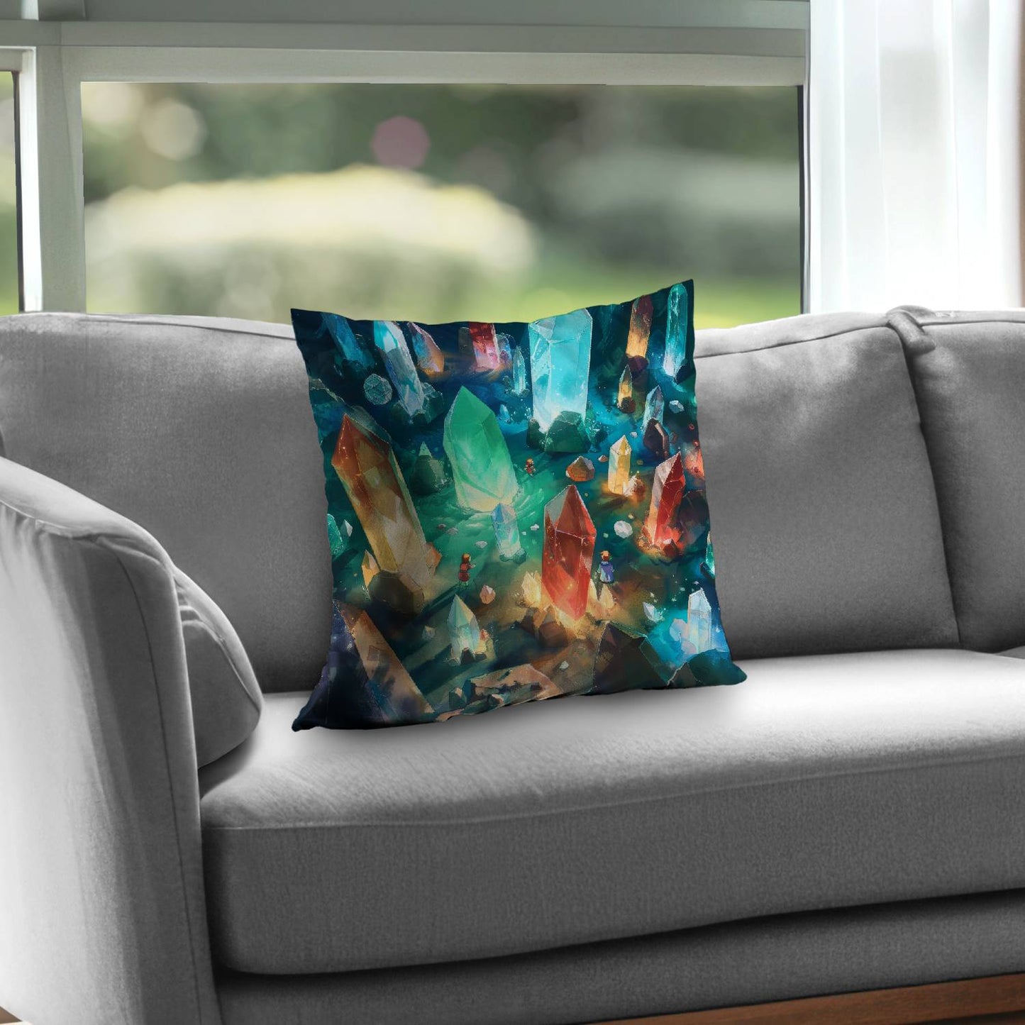 The quest - Throw pillow - Print on demand