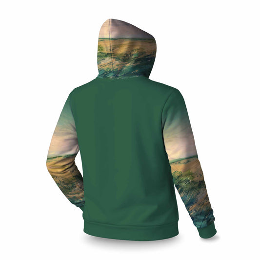 Sweat à capuche Sleevie « Soirée aux champs » | Vêtements