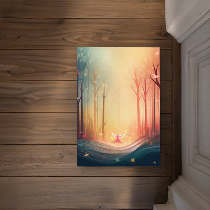 Enchanted Beige Indoor Outdoor Door Mat | Decor Essentials