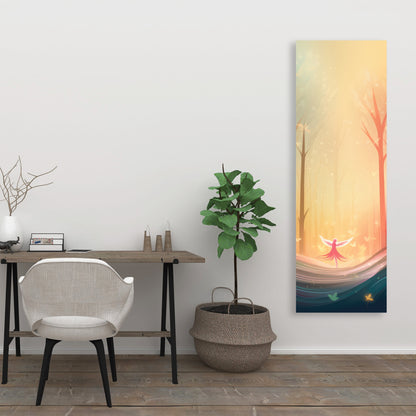 Enchanted Yellow Canvas | Vibrant Home Decor Artwork