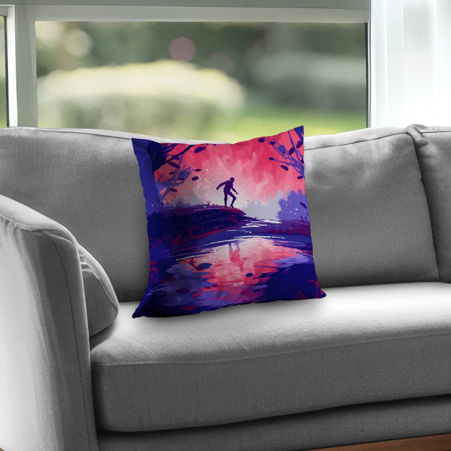 Toxic crossing - Throw pillow - Print on demand