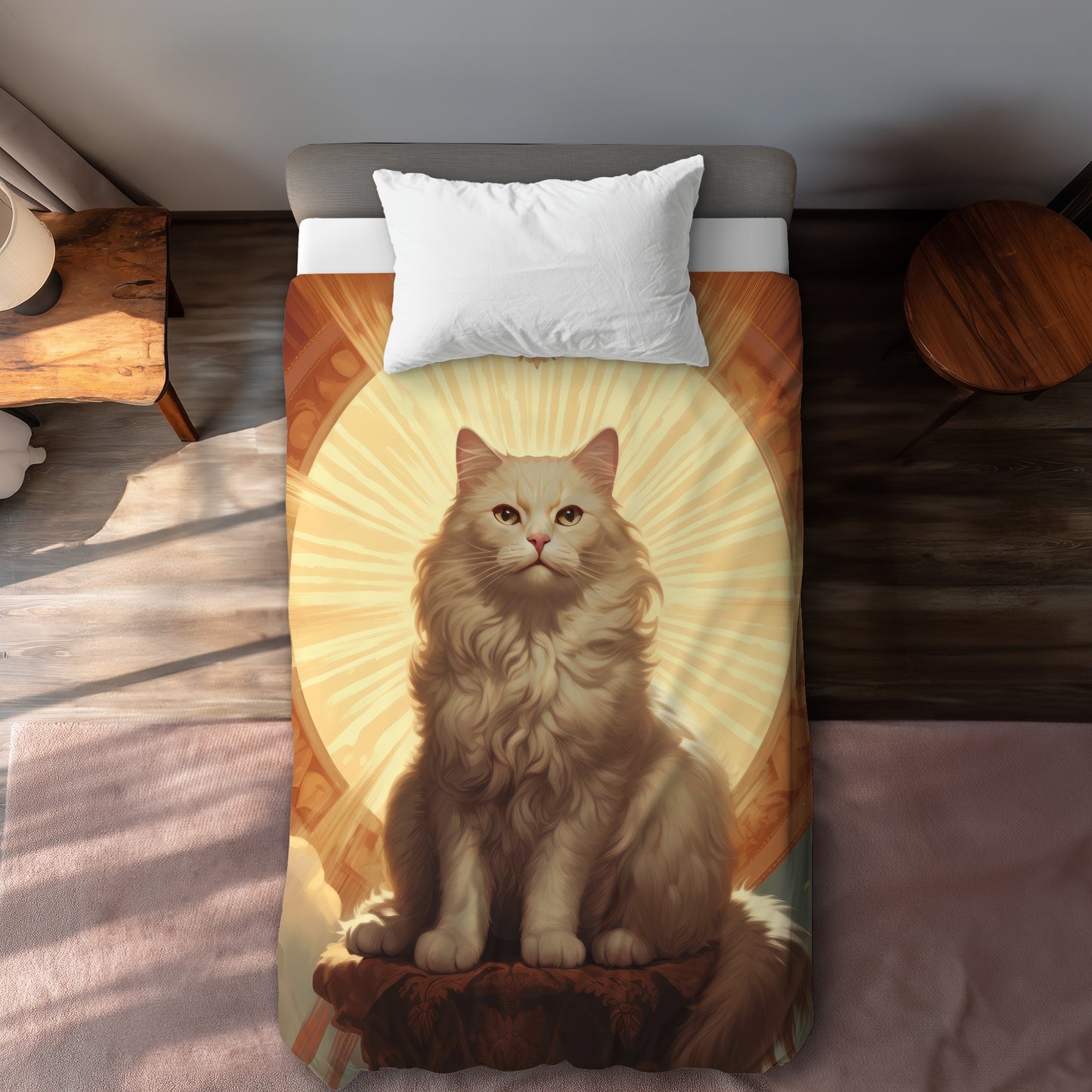 Infinite carelessness Gray Duvet Cover - Stylish Home Decor