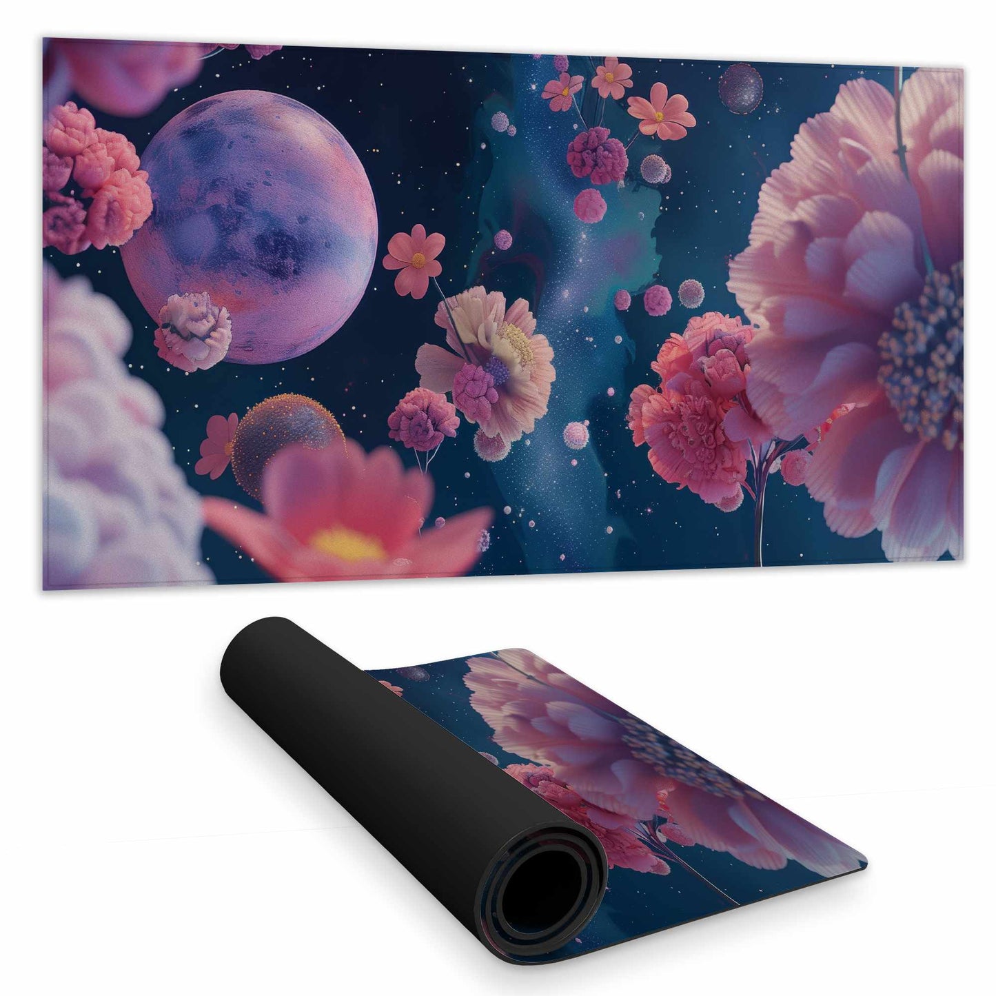 Pink Void Desk Mat - Stylish Home Decor for Your Workspace