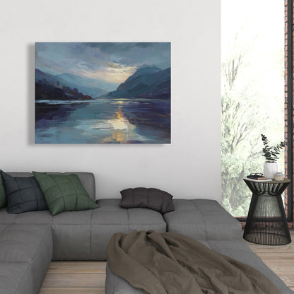 Obscure Gray Canvas for Elegant Home Decor | Modern Art
