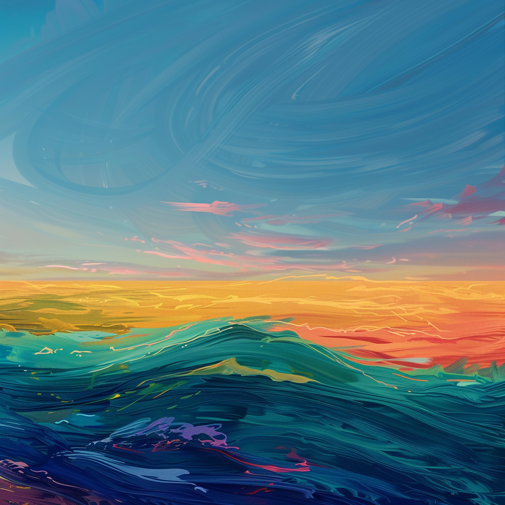 Watercolors Blue Canvas Art for Home Decor - Elegant Design