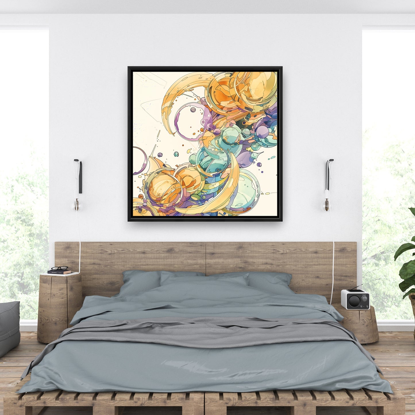 Plan - 24"x24" Framed canvas