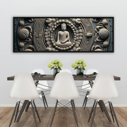 Spiritual peace - 36"x36" Framed canvas