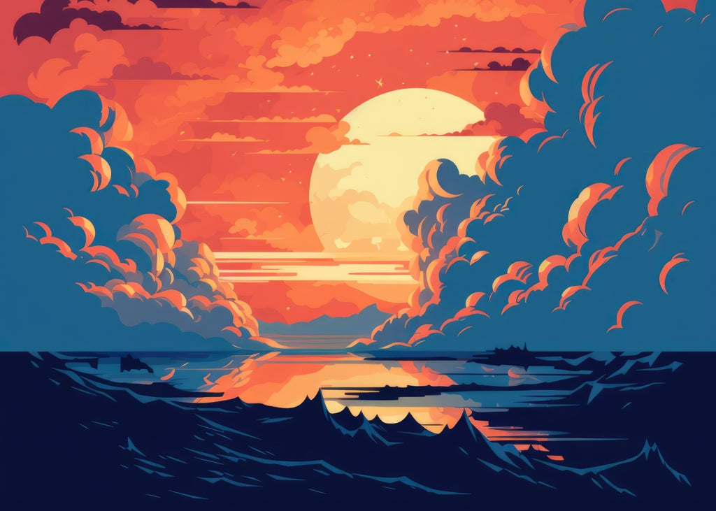 Orange and Blue Yellow Indoor Outdoor Door Mat | Home Decor