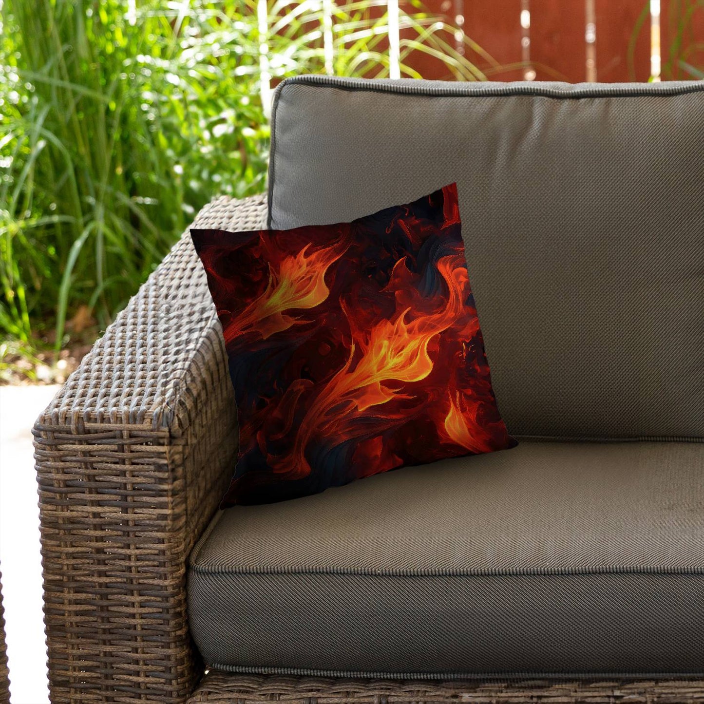 Sizzling - Throw pillow - Print on demand