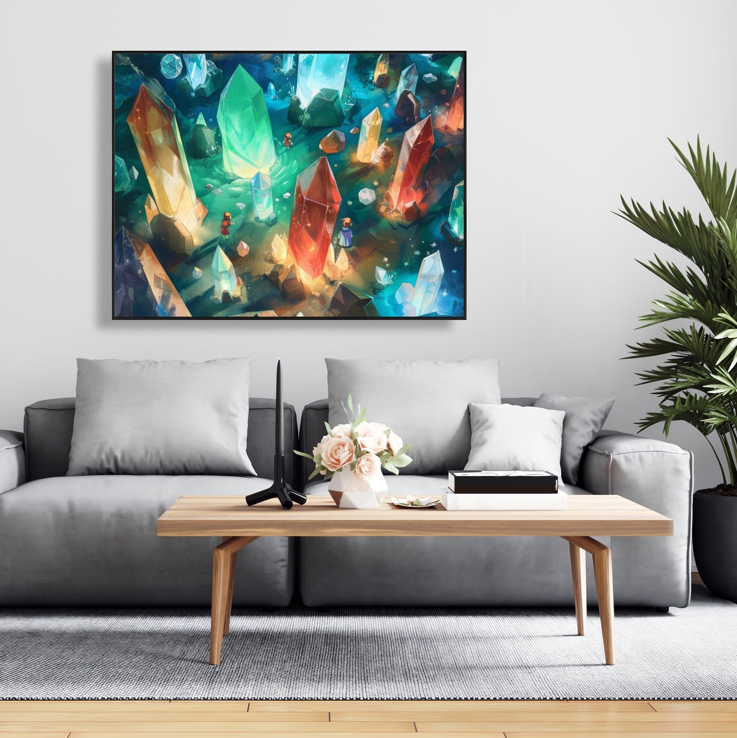 The quest - 36"x36" Framed canvas