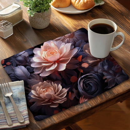 Sublime Light - Coral Braided Polyester Placemat for Home Decor