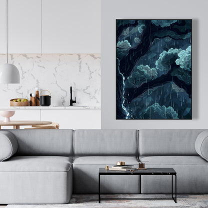 Canopy - 36"x36" Framed canvas