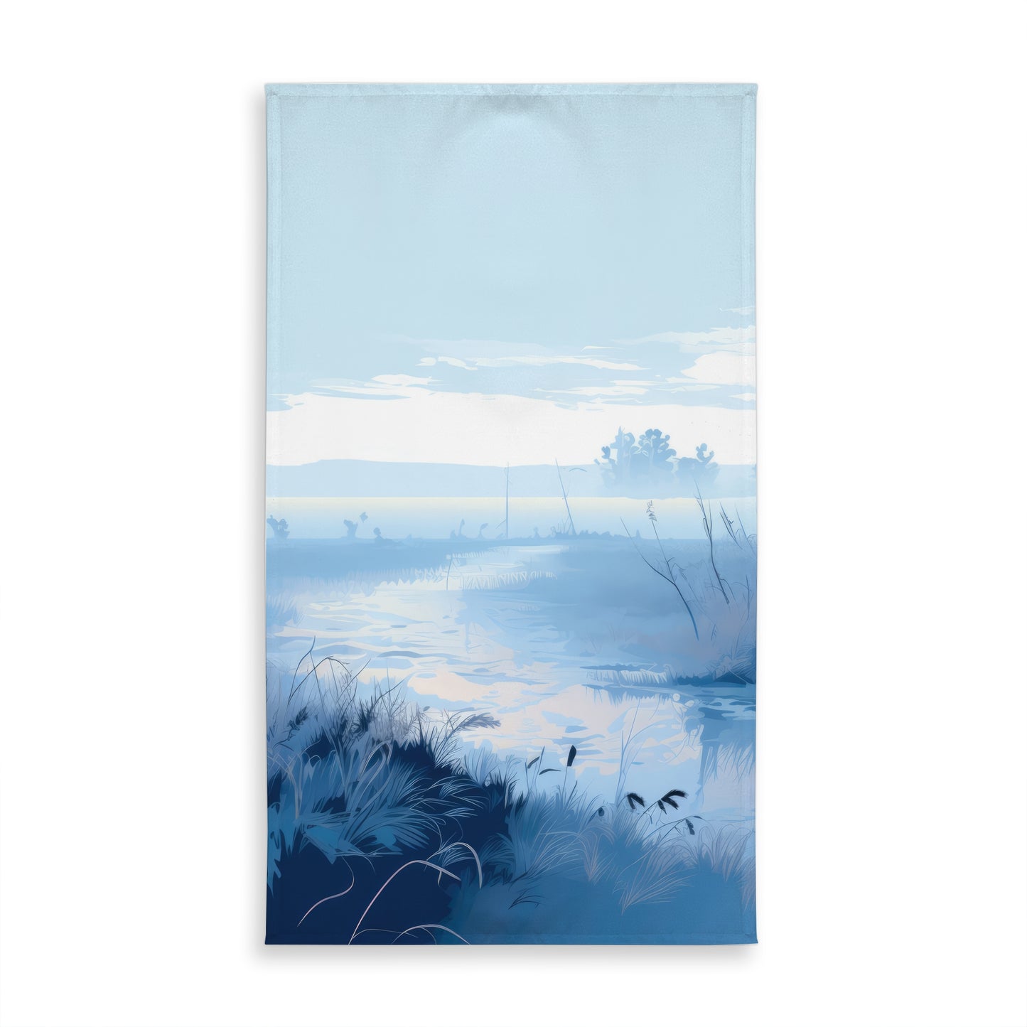 Cold Swamp Gray Indoor/Outdoor Tablecloth for Home Decor