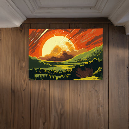 Last Days Green Indoor Outdoor Door Mat | Decor Essential