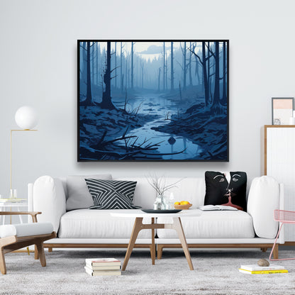 Dead lands - 36"x36" Framed canvas