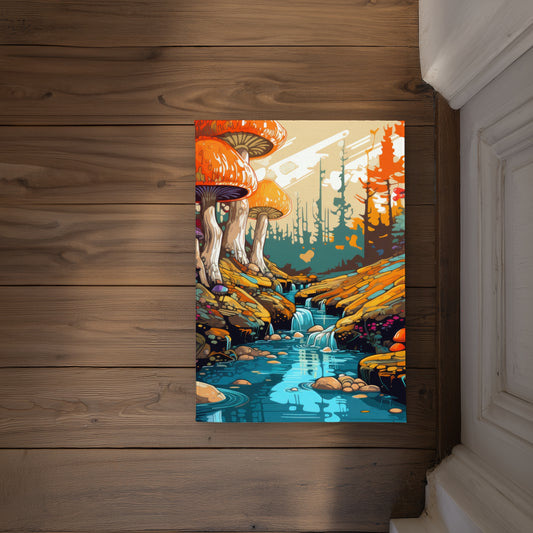 Wisdom Inbound Blue Indoor Outdoor Door Mat | Home Decor