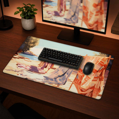 Warm Sands Desk Mat | Stylish Home Decor Desk Pad