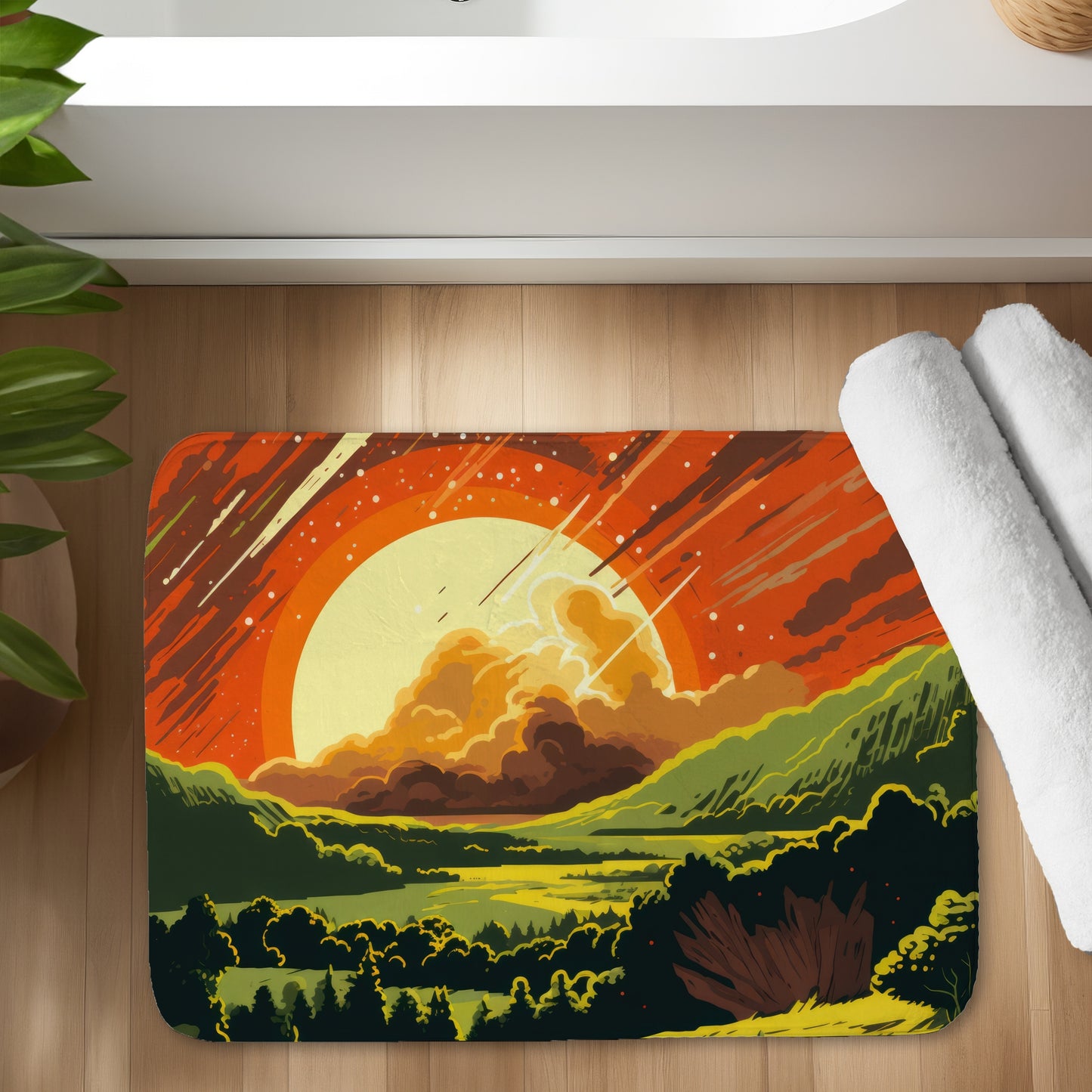 Last days Yellow Bath Mat for Home Decor | Stylish & Cozy
