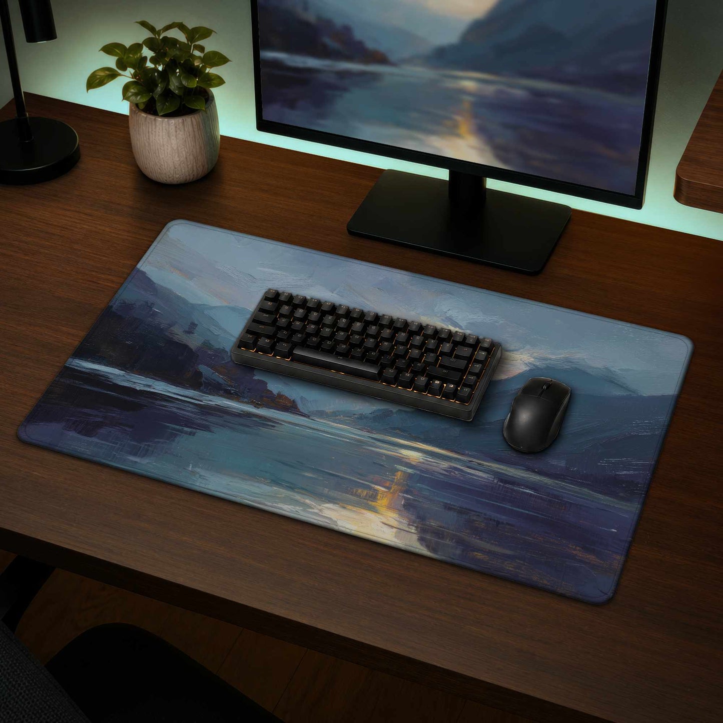 Obscure Desk Mat - Stylish Home Decor for Your Workspace
