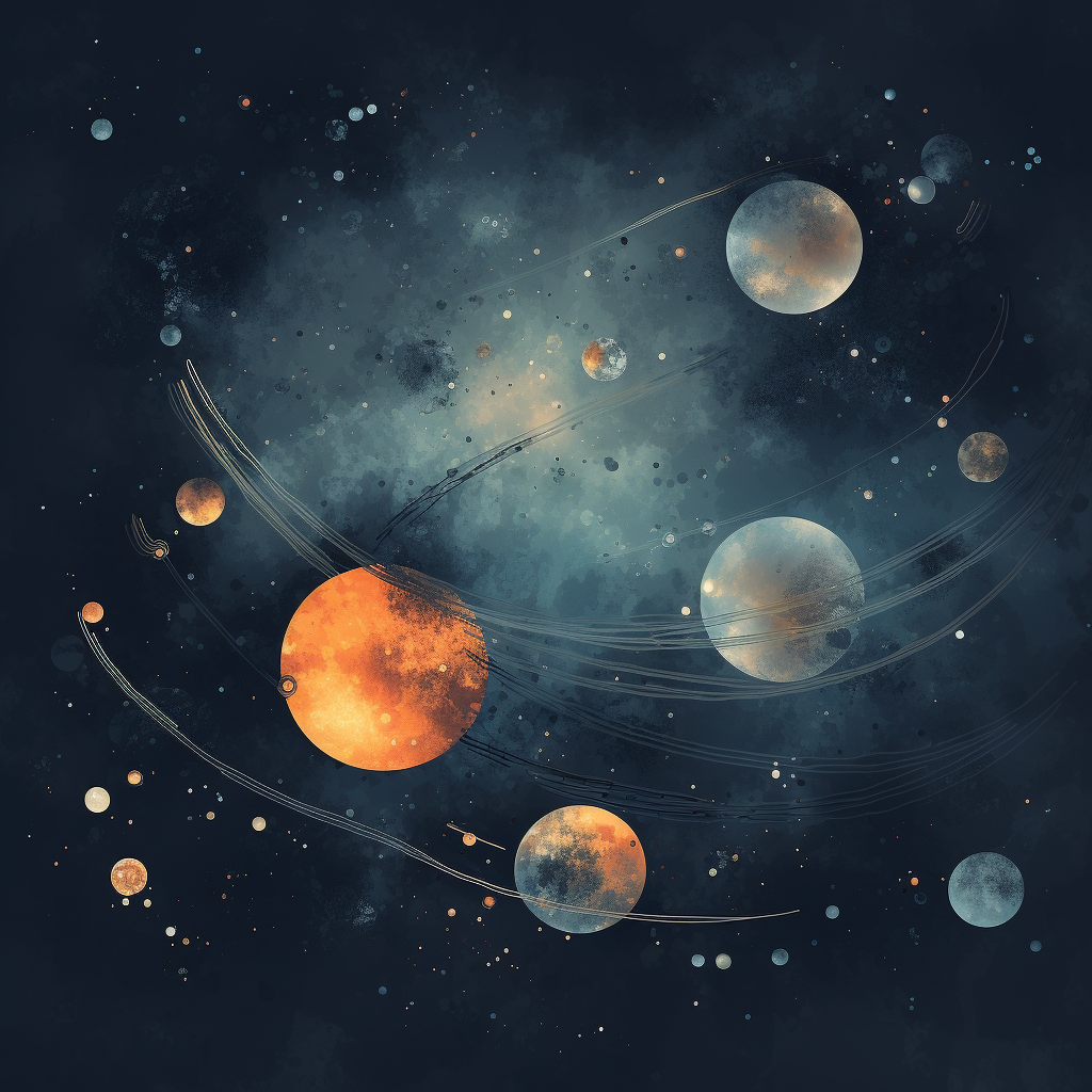 Deep Exploration Blue Poly Twill Throw Pillow - Decor Insert