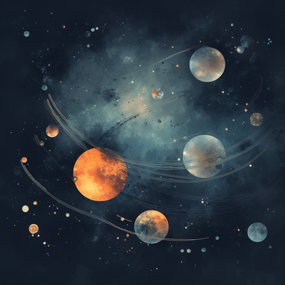 Deep Exploration Blue Poly Twill Throw Pillow - Decor Insert