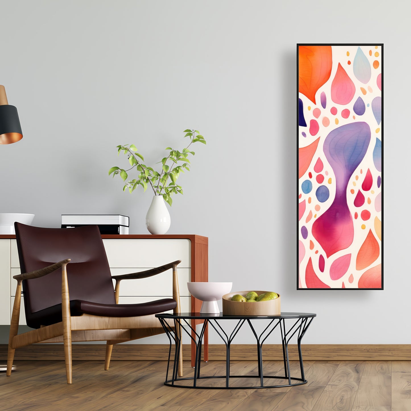 Splotches - 36"x36" Framed canvas