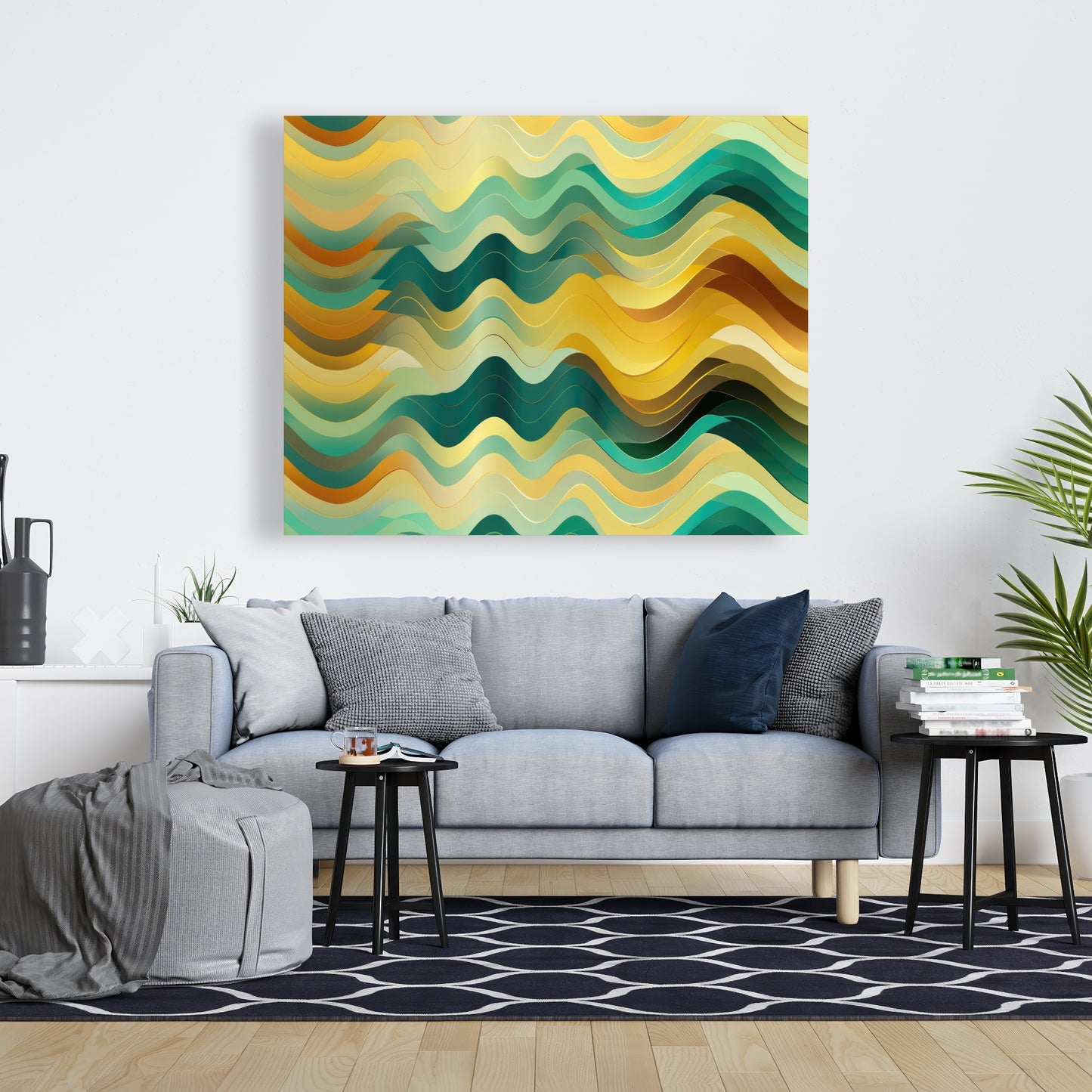 Rich by design - Orange Canvas for Stylish Home Decor