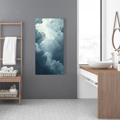 Afterglow - Blue Canvas for Elegant Home Decor | Unique Art