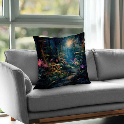 Coussin décoratif en sergé de polyester « Against all odds » - Accessoire de décoration intérieure