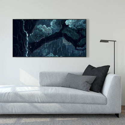 Canopy - 36"x36" Framed canvas