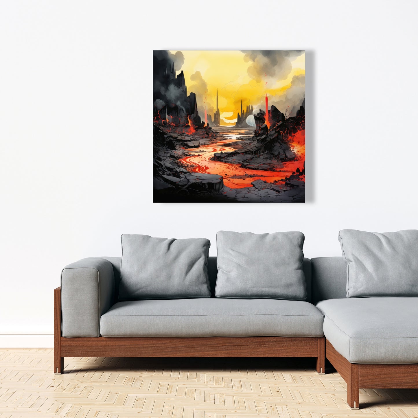 Charred - 32"x32" Canvas