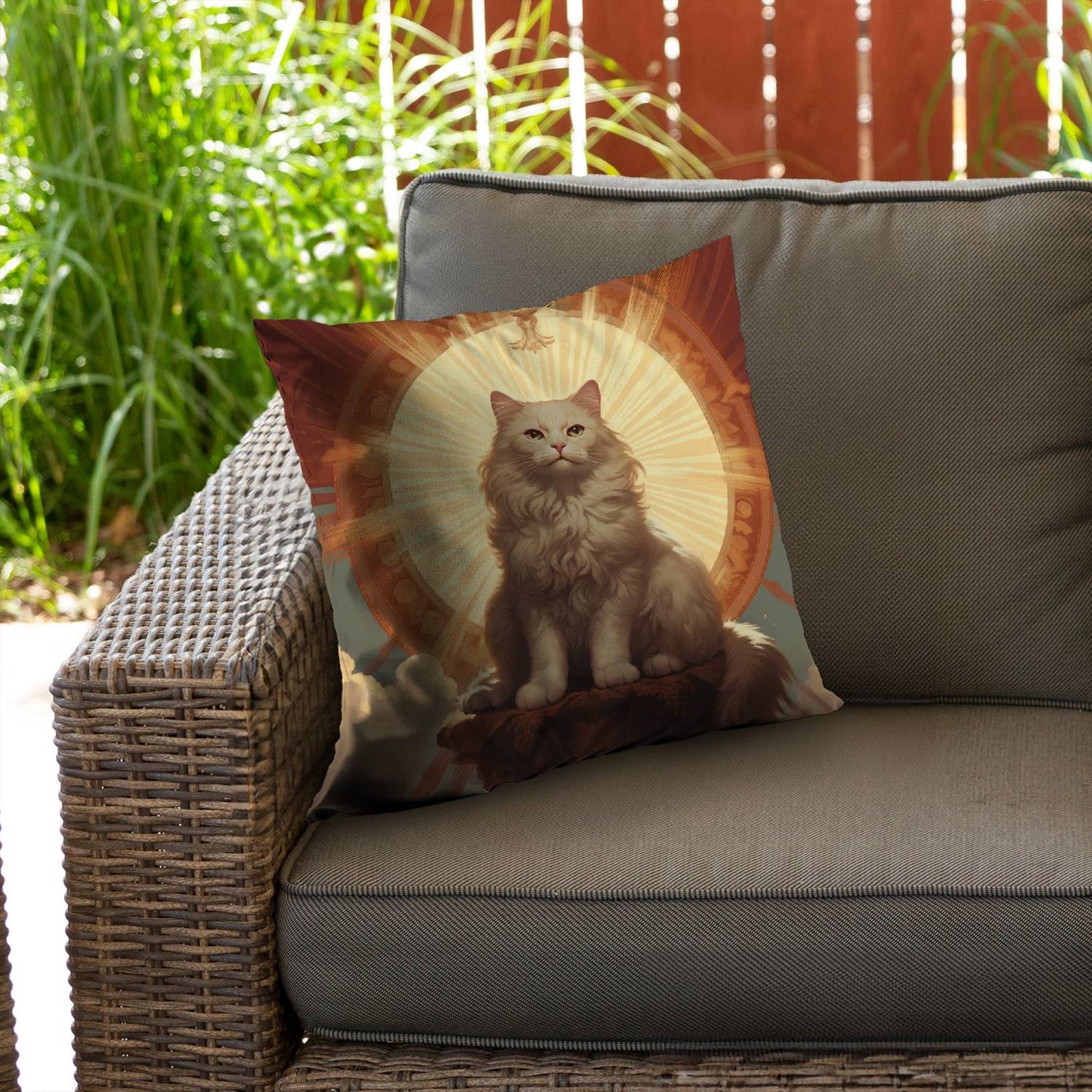 Infinite carelessness - Throw pillow - Print on demand